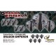 COSMO DARTS(�����������) Fit Flight��AIR��(�ե��åȥե饤�� ������) Printed Series DRAGON EMPEROR �������� D�֥�å���(������ �ե饤��)