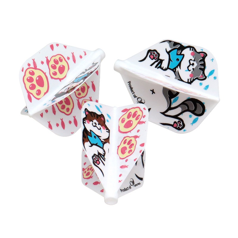 COSMO DARTS(�����������) Fit Flight ��AIR��(�ե��åȥե饤�� ������) Printed Series CHONKER(����󥫡�) �������� �ۥ磻�ȡ�(������ �ե饤��)