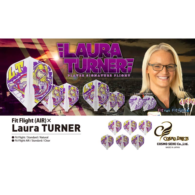COSMO DARTS(�����������) Fit Flight(�ե��åȥե饤��) �� Laura Turner ver.1 ����������� �ʥ����� �����顦�����ʡ������ǥ롡(������ �ե饤��)
