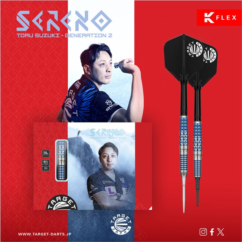 TARGET JAPAN(�������åȥ���ѥ�) SERENO G2(���졼�� �����ͥ졼�����2) SWISS POINT STEEL 23g ��190581�� ����Ű�����ǥ롡(������ �Х��)