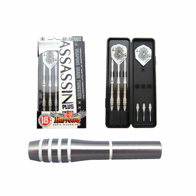 Harrows(�ϥ�����) ASSASSIN PLUS(�������� �ץ饹) 80% TUNGSTEN StyleA �ۥ磻�� 2BA 18gR��(������ �Х��)