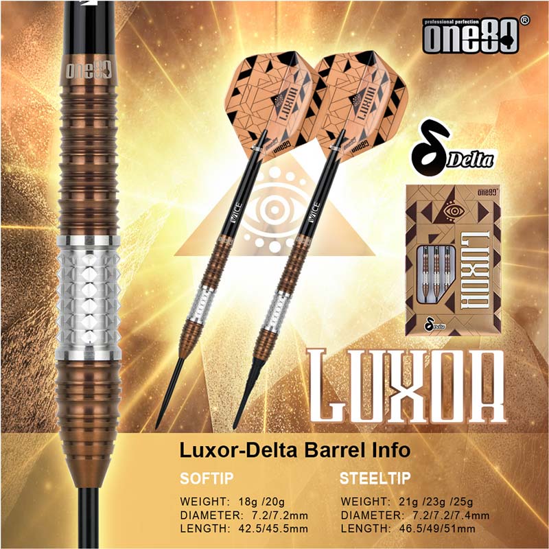 ダーツ One80 Luxor Beta 2BA 20g ダーツ > ソフトダーツ > ブランド【ワ行】 > ワンエイティ