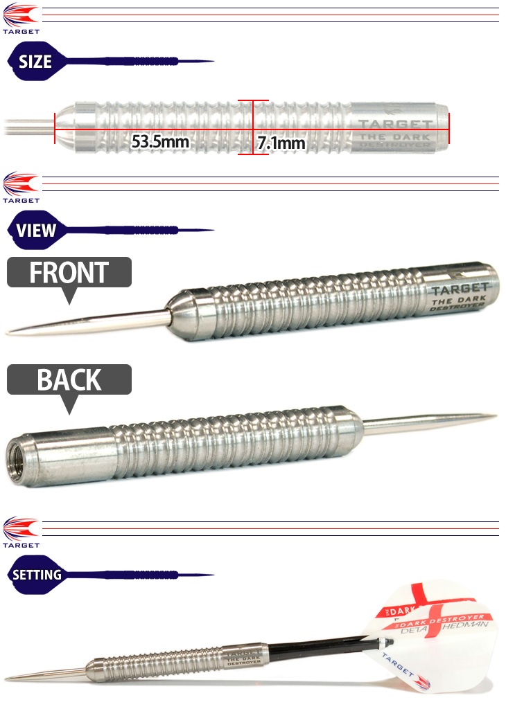 ڼʡTARGET(å) PRO BARREL(ץХ) PLAYER DETA HEDMAN STEEL 28g 123300䡡( Х)