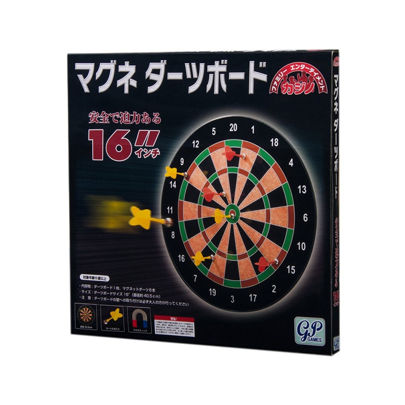 ビーマックス オリジナルダーツ マグネット ホビー > おもちゃ > その他 > マグネ ダーツボード 16インチ (ダーツ