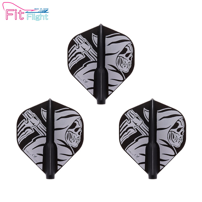 COSMO DARTS(�����������) Fit Flight(�ե��åȥե饤��) Printed Series Reaper ����������� D�֥�å���(������ �ե饤��)