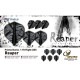 COSMO DARTS(�����������) Fit Flight(�ե��åȥե饤��) Printed Series Reaper ����������� D�֥�å���(������ �ե饤��)