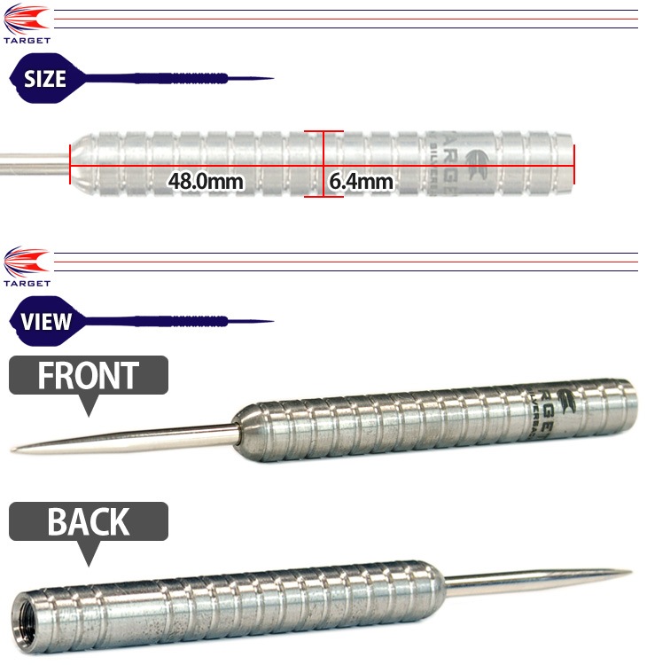 �ڼ���ʡ�TARGET(�������å�) PRO BARREL(�ץ��Х��) PLAYER TONY O'SHEA STEEL 22g ��124670�䡡(������ �Х��)