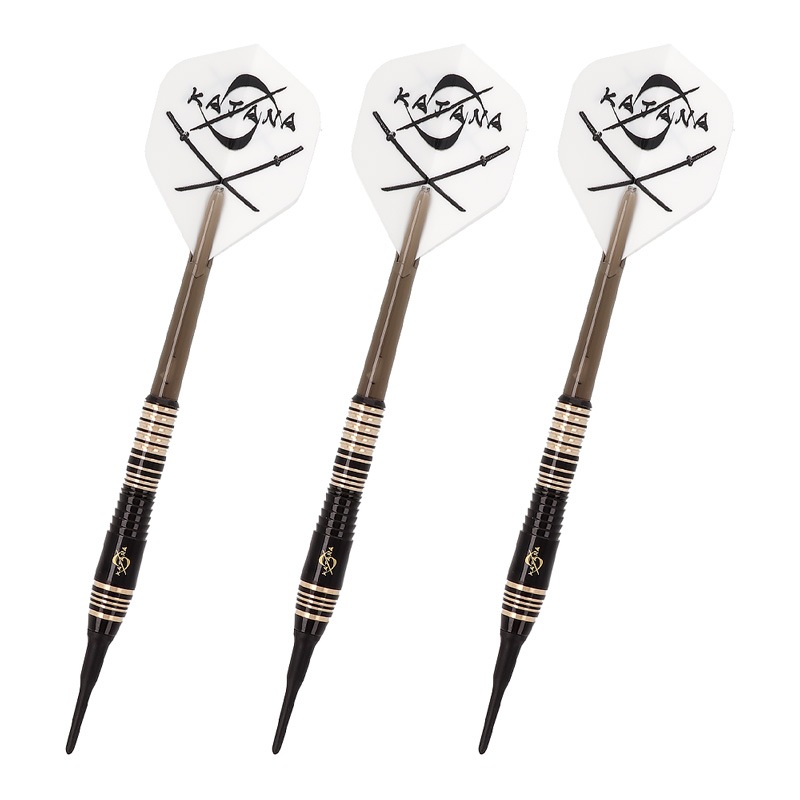 DYNASTY(�����ʥ��ƥ���) KATANA(������) BRASS DARTS SET ��(�襦) 2BA �֥�å���(������ �Х��)