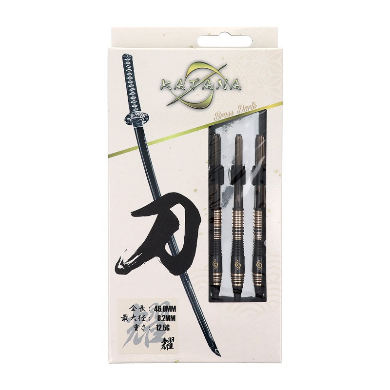 DYNASTY(�����ʥ��ƥ���) KATANA(������) BRASS DARTS SET ��(�襦) 2BA �֥�å���(������ �Х��)