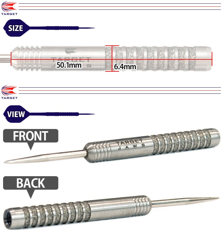 �ڼ���ʡ�TARGET(�������å�) PRO BARREL(�ץ��Х��) STONE COLIN LLOYD STEEL 23g ��121850�䡡(������ �Х��)