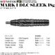 MONSTER(��󥹥���) MARK1(�ޡ���1) DLC SLEEK 18g �ޡ��������襹������ӥ������ǥ롡(������ �Х��)