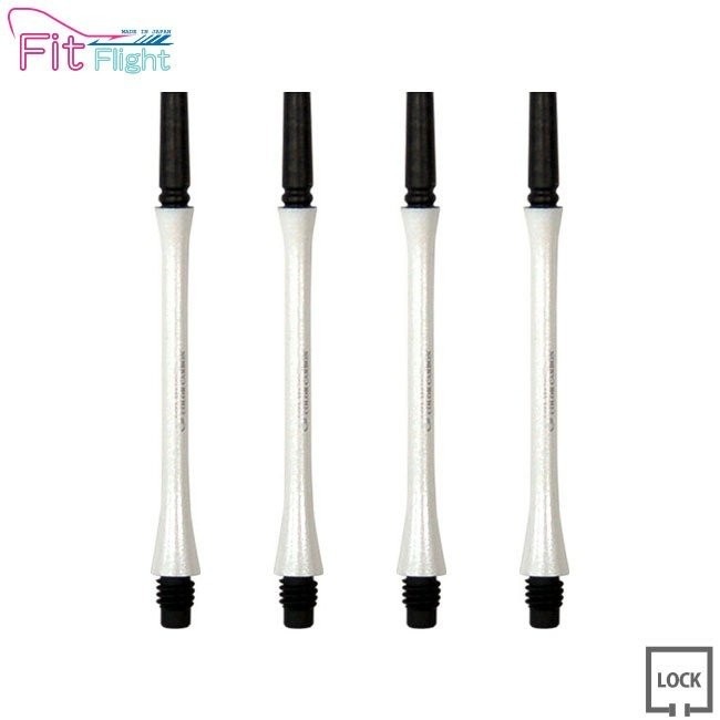 COSMO DARTS(�����������) Fit Shaft COLOR Carbon(�ե��åȥ���ե� ���顼�����ܥ�) ����� ���å� �ѡ���ۥ磻�� ��8�䡡(������ ����ե�)