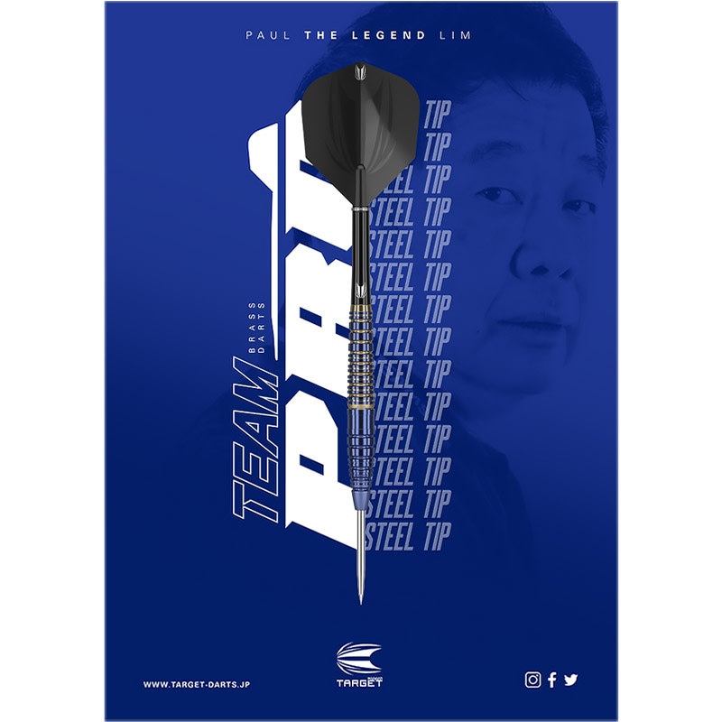 TARGET JAPAN(åȥѥ) BRASS DARTS(֥饹) TEAM PRO PAUL LIM STEEL 170026 ݡ롦ǥ롡( Х)