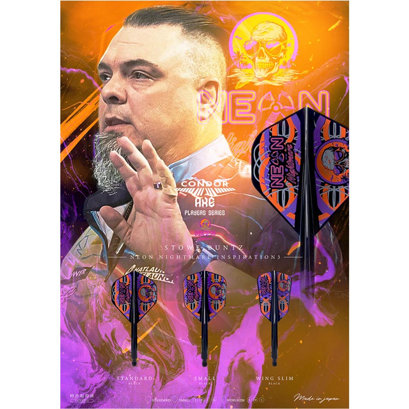 TRiNiDAD(�ȥ�˥�����) CONDOR AXE(����ɥ륢�å���) Neon Nightmare Inspiration3 �����󥰥���� �֥�å� ���ȥ����Х������ǥ롡(������ �ե饤��)