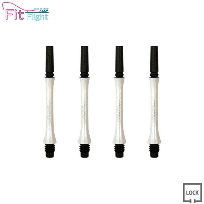 COSMO DARTS(�����������) Fit Shaft COLOR Carbon(�ե��åȥ���ե� ���顼�����ܥ�) ����� ���å� �ѡ���ۥ磻�� ��4�䡡(������ ����ե�)