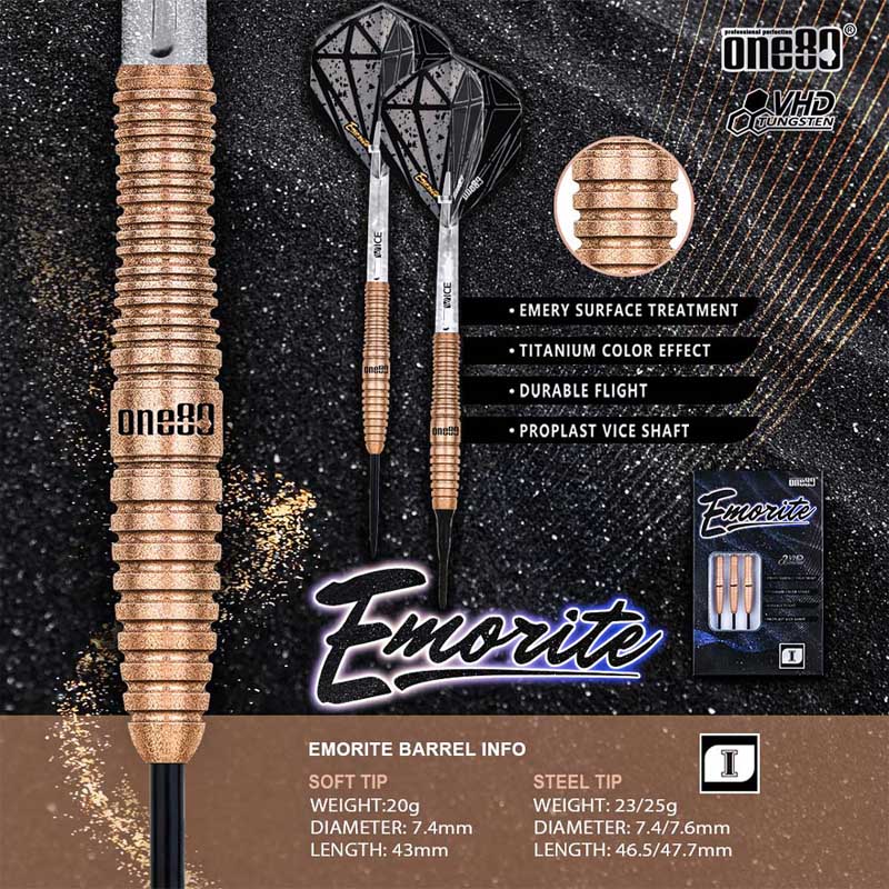 One80(��󥨥��ƥ�) Emorite(����饤��) 01 STEEL 23g��(������ �Х��)