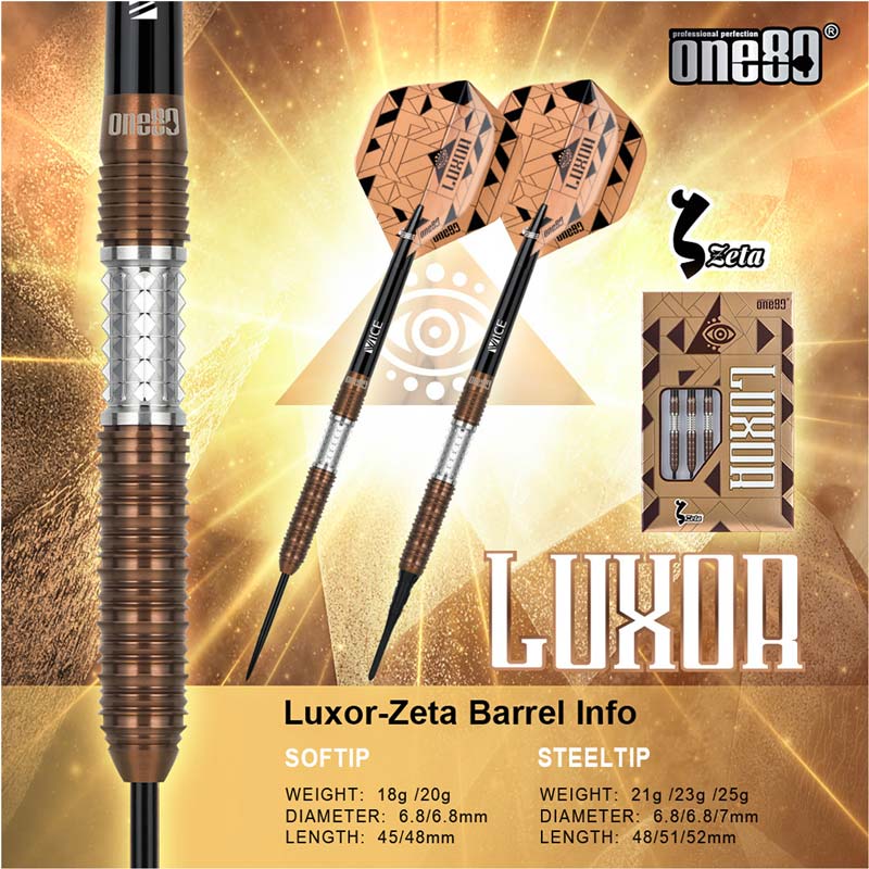 One80(��󥨥��ƥ�) Luxor Zeta(�륯������ ������) STEEL 23g��(������ �Х��)