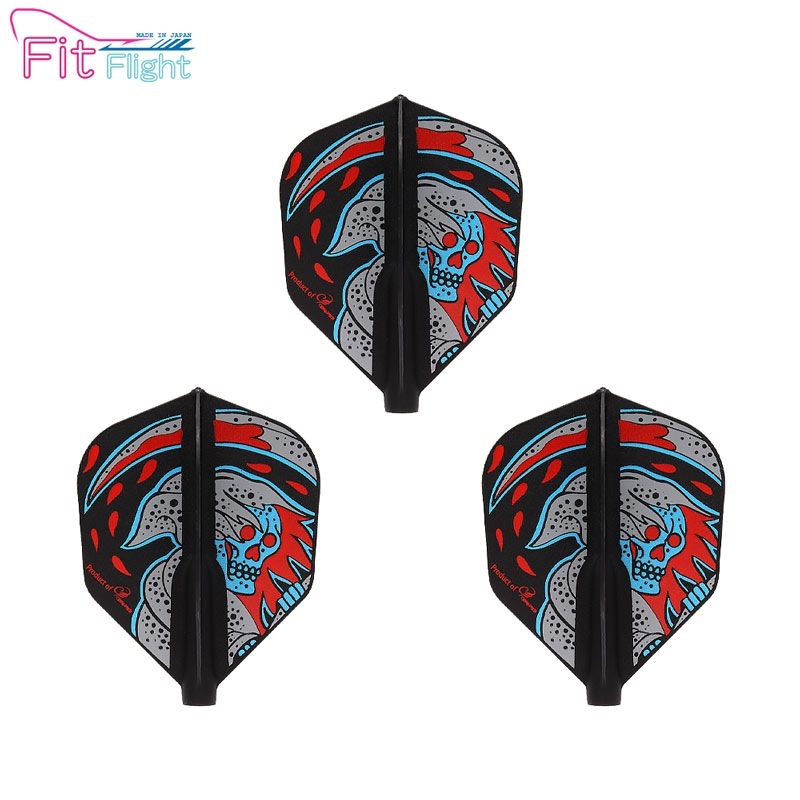 COSMO DARTS(�����������) Fit Flight(�ե��åȥե饤��) Printed Series Colorful Reaper �������� D�֥�å���(������ �ե饤��)