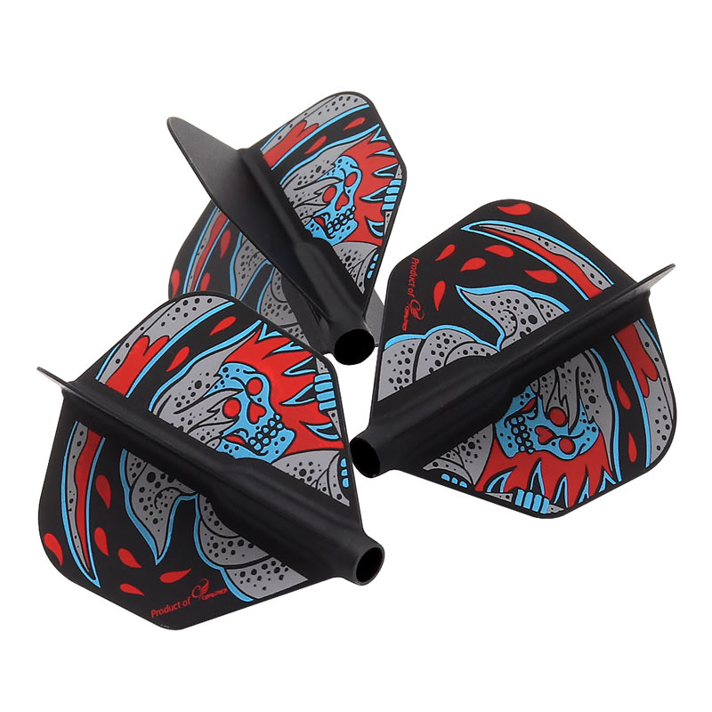 COSMO DARTS(�����������) Fit Flight(�ե��åȥե饤��) Printed Series Colorful Reaper �������� D�֥�å���(������ �ե饤��)