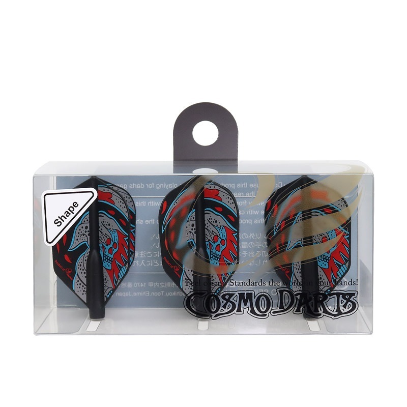 COSMO DARTS(�����������) Fit Flight(�ե��åȥե饤��) Printed Series Colorful Reaper �������� D�֥�å���(������ �ե饤��)