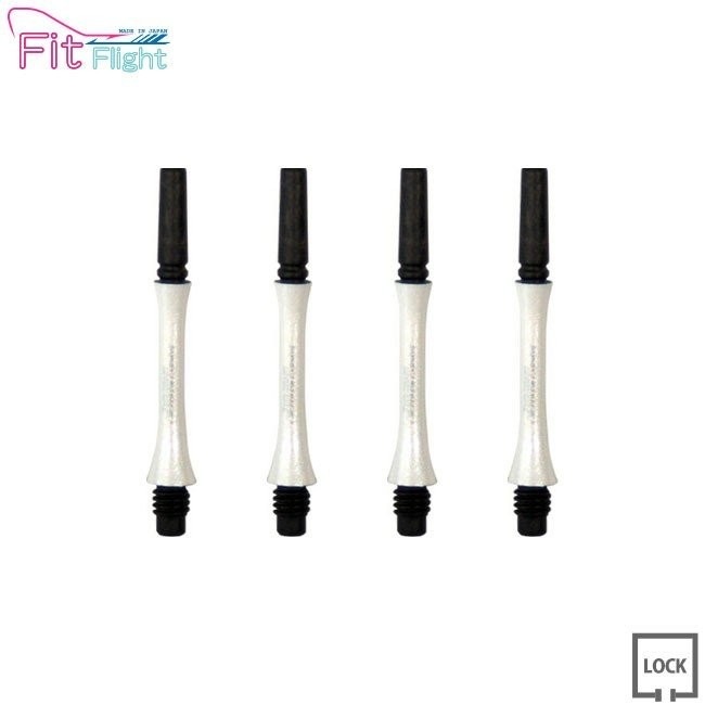 COSMO DARTS(�����������) Fit Shaft COLOR Carbon(�ե��åȥ���ե� ���顼�����ܥ�) ����� ���å� �ѡ���ۥ磻�� ��3�䡡(������ ����ե�)