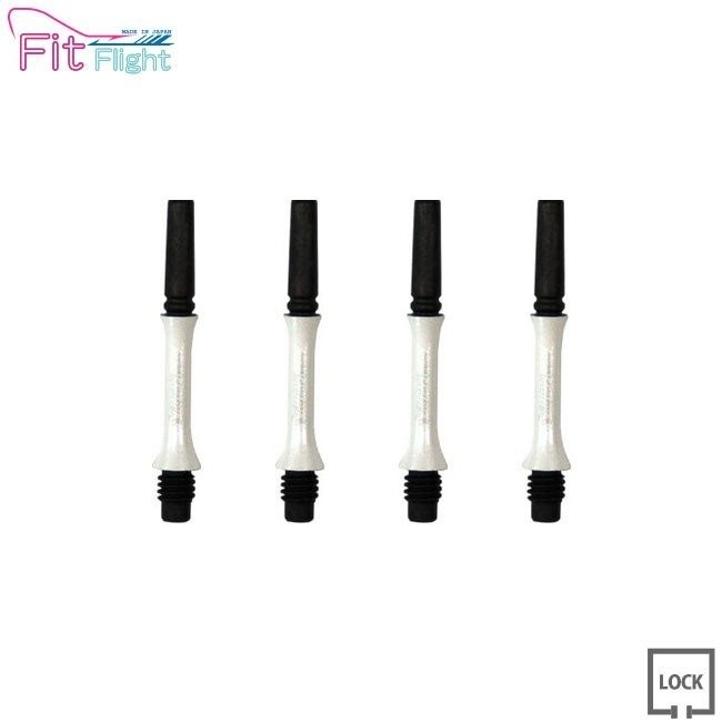 COSMO DARTS(�����������) Fit Shaft COLOR Carbon(�ե��åȥ���ե� ���顼�����ܥ�) ����� ���å� �ѡ���ۥ磻�� ��2�䡡(������ ����ե�)