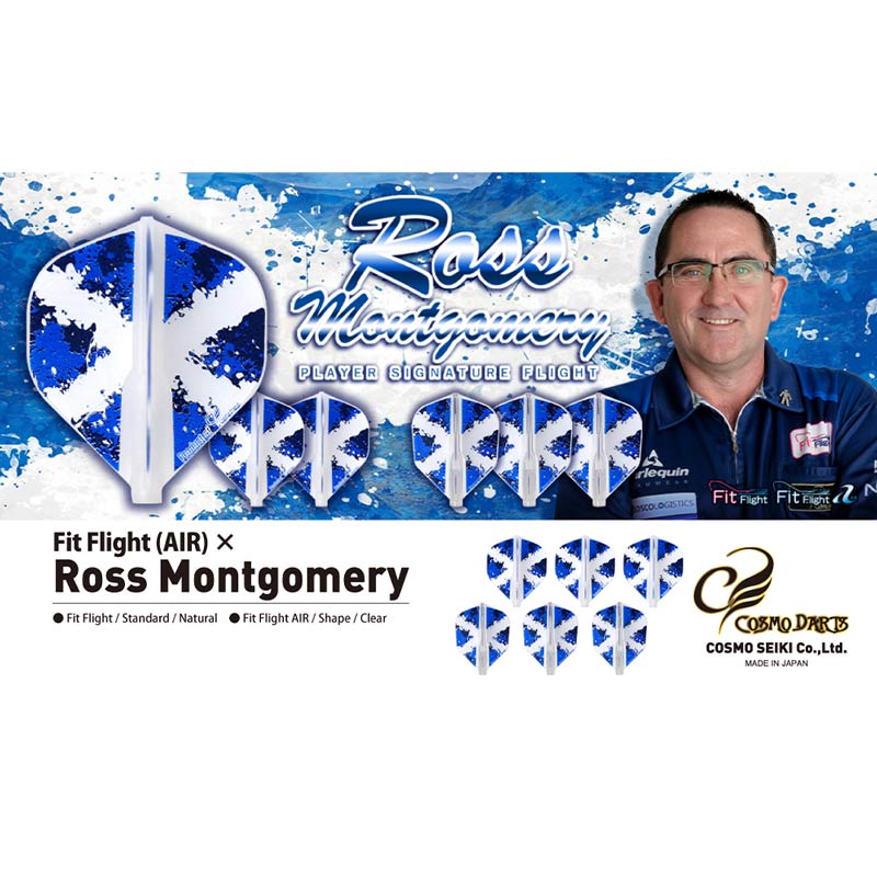 COSMO DARTS(�����������) Fit Flight(�ե��åȥե饤��) �� Ross Montgomery ver.1 ����������� �ʥ����� ��������󥴥�꡼�����ǥ롡(������ �ե饤��)