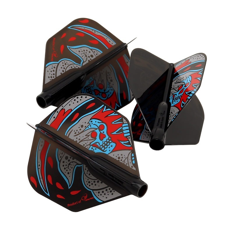 COSMO DARTS(�����������) Fit Flight��AIR��(�ե��åȥե饤�� ������) Printed Series Colorful Reaper �������� D�֥�å���(������ �ե饤��)