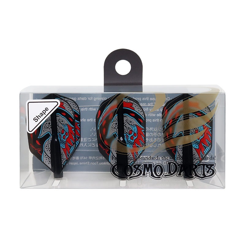 COSMO DARTS(�����������) Fit Flight��AIR��(�ե��åȥե饤�� ������) Printed Series Colorful Reaper �������� D�֥�å���(������ �ե饤��)