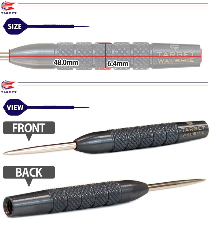 ڼʡTARGET(å) PRO BARREL(ץХ) PLAYER BLACK MARK WALISH STEEL 26g 122740䡡( Х)