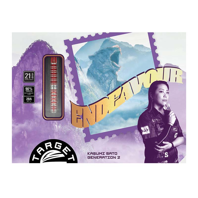 ターゲット エンデバー2 佐藤かす美モデル TARGET ENDEAVOUR2 ダーツ > ソフトダーツ > ブランド【タ行】 > ターゲット