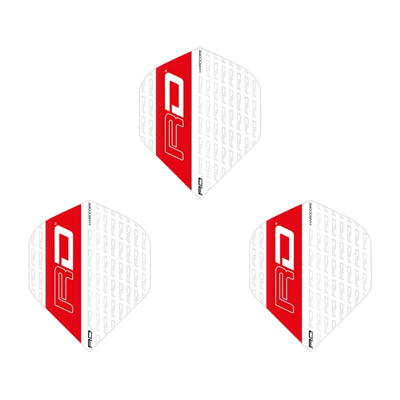 Red Dragon(��åɥɥ饴��) Hardcore White��Red RD Dart Flights ����������� ��F6432�䡡(������ �ե饤��)