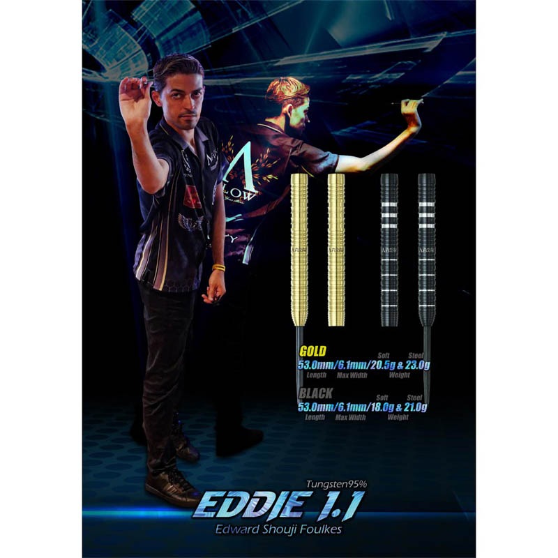 DYNASTY(�����ʥ��ƥ���) A-FLOW BLACK LINE �����ƥ��󥰥����� EDDIE 1.1 BLACK(���ǥ� 1.1 �֥�å�) STEEL ���ɥ�ɡ����ʡ��ե����륯�������ǥ롡(������ �Х��)