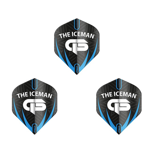 Red Dragon(��åɥɥ饴��) Hardcore Gerwyn Price Black/White��Grey Logo Dart Flights ����������� ���������󡦥ץ饤�������ǥ� ��F6475�䡡(������ �ե饤��)