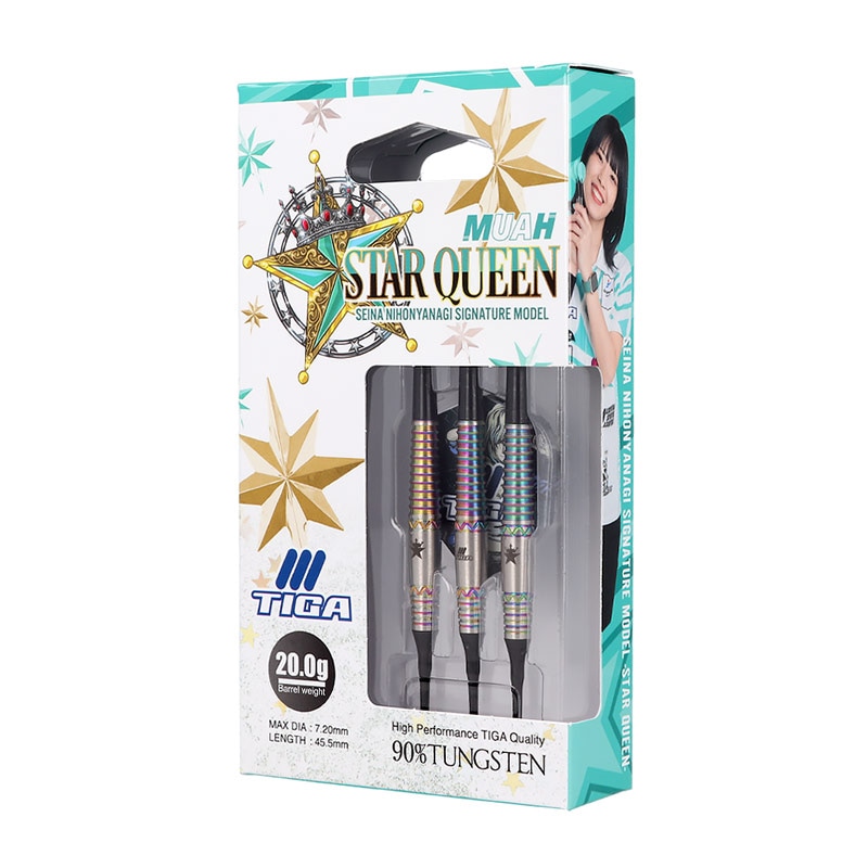 むぅ【ティガ】STAR QUEEN 初回限定カラー 2BA二本柳星奈選手 ダーツ > ソフトダーツ > ブランド【タ行】 > ティガ > TIGA