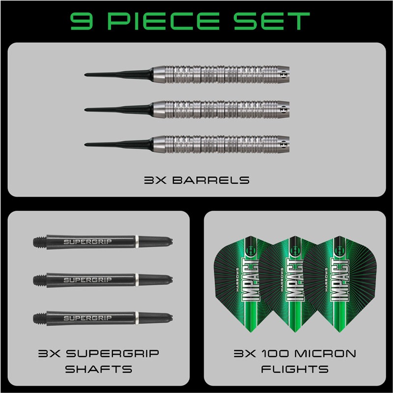 Harrows(ハローズ) IMPACT DART(インパクトダーツ) 2BA 18g (ダーツ