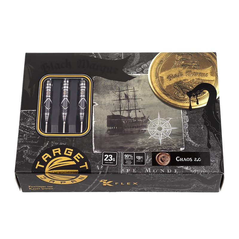 TARGET JAPAN(�������åȥ���ѥ�) BLACK MARQUE SERIES(�֥�å��ޡ������꡼��) CHAOS 2.0 SWISS POINT STEEL 23g ��190576�� ��ʡ��ɡ����㥤�����ǥ롡(������ �Х��)