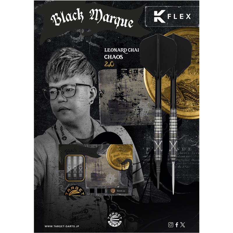 TARGET JAPAN(åȥѥ) BLACK MARQUE SERIES(֥åޡ꡼) CHAOS 2.0 SWISS POINT STEEL 21g 190575 ʡɡ㥤ǥ롡( Х)