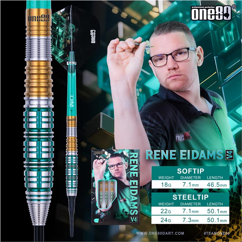 One80(��󥨥��ƥ�) Rene Eidams ver.4 STEEL 24g ��͡��������ॹ�����ǥ롡(������ �Х��)