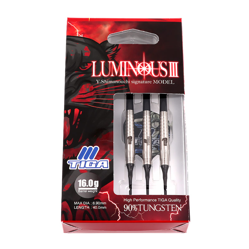 TIGA(ティガ) LUMINOUS2(ルミナス2) 2BA 嶋内優樹 ダーツ > ソフトダーツ > ブランド【タ行】 > ティガ > TIGA