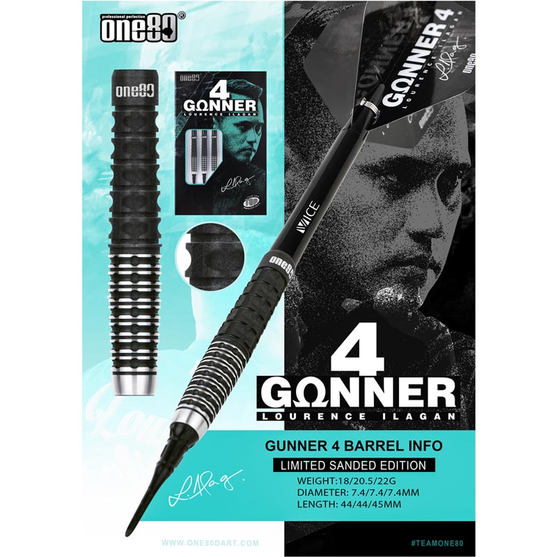 One80(��󥨥��ƥ�) GUNNER(����ʡ�) ver.4 2BA 20.5g Black Sand Blast ������󥹡����饬�������ǥ롡(������ �Х��)