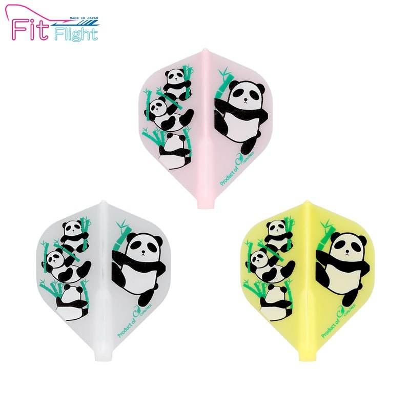 COSMO DARTS() Fit Flight(եåȥե饤) Printed Series PANDAFAMILY(ѥեߥ꡼)  MIX( ե饤)
