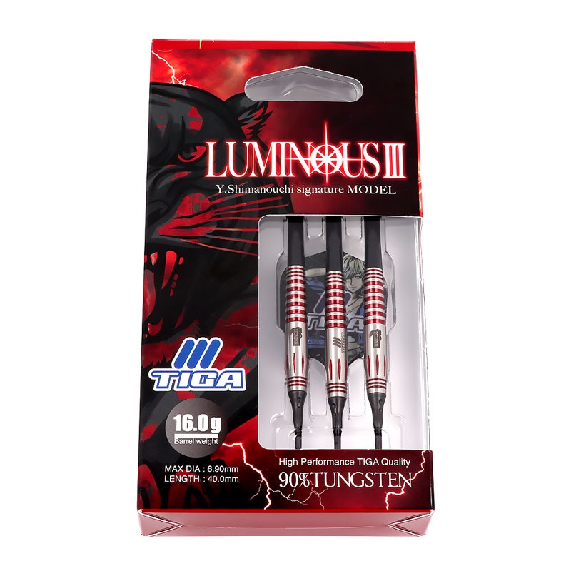 TIGA(ティガ) LUMINOUS2(ルミナス2) 2BA 嶋内優樹 ダーツ > ソフトダーツ > ブランド【タ行】 > ティガ > TIGA