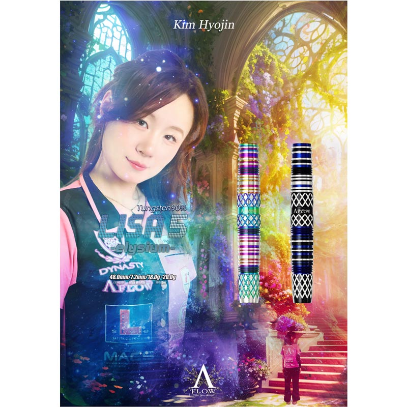 キムヒョジン選手モデルDYNASTYダイナスティLISAリサ17g定価12800 ダーツ > ソフトダーツ > ブランド【タ行】 > ダイナスティー > A FLOW