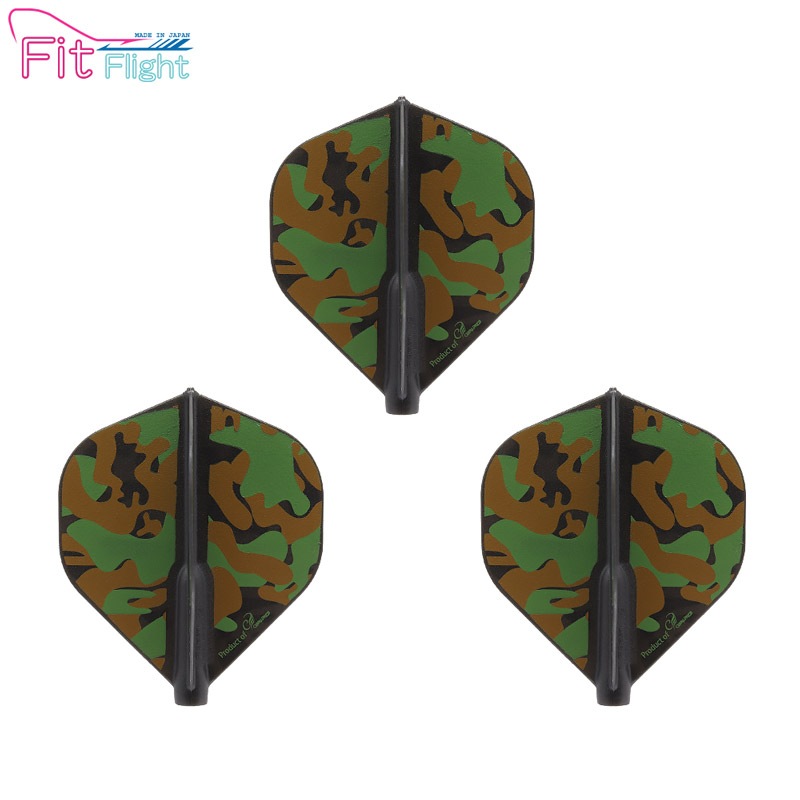COSMO DARTS(�����������) Fit Flight(�ե��åȥե饤��) Printed Liquid Camo(�ꥭ�åɥ���) A ����������� D�֥�å���(������ �ե饤��)