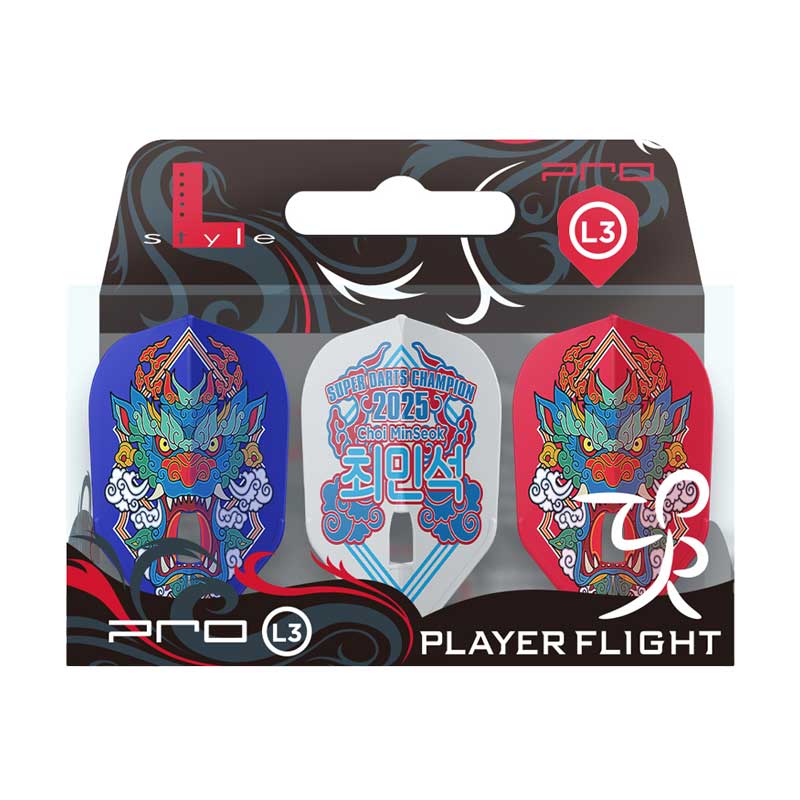 L-style(���륹������) L-Flight PRO(����ե饤�� �ץ�) Choi Min Seok 2025 SUPER DARTS CHAMPION �������� MIX �������ߥ󥽥������ǥ롡(������ �ե饤��)