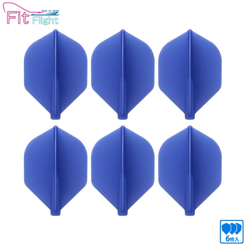 COSMO DARTS(�����������) Fit Flight(�ե��åȥե饤��) �����å� 6������ D�֥롼 ̵�ϡ�(������ �ե饤��)