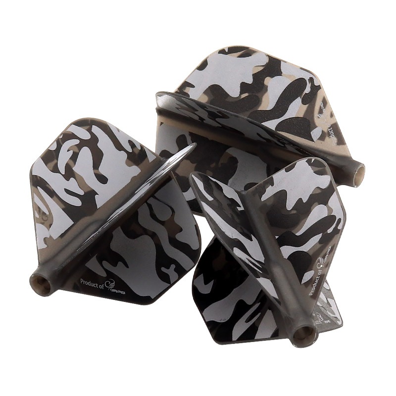 COSMO DARTS(�����������) Fit Flight(�ե��åȥե饤��) Printed Liquid Camo(�ꥭ�åɥ���) B �������� �֥�å���(������ �ե饤��)