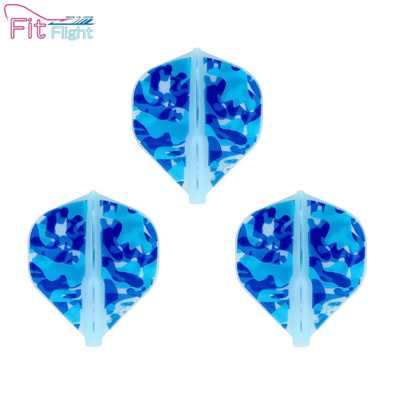 COSMO DARTS(�����������) Fit Flight(�ե��åȥե饤��) Printed Liquid Camo(�ꥭ�åɥ���) C ����������� �֥롼��(������ �ե饤��)