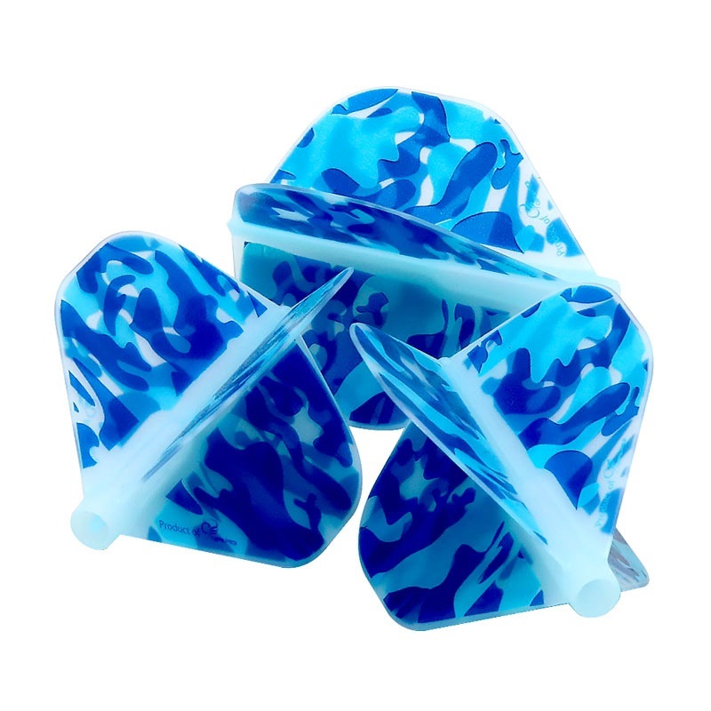 COSMO DARTS(�����������) Fit Flight(�ե��åȥե饤��) Printed Liquid Camo(�ꥭ�åɥ���) C ����������� �֥롼��(������ �ե饤��)